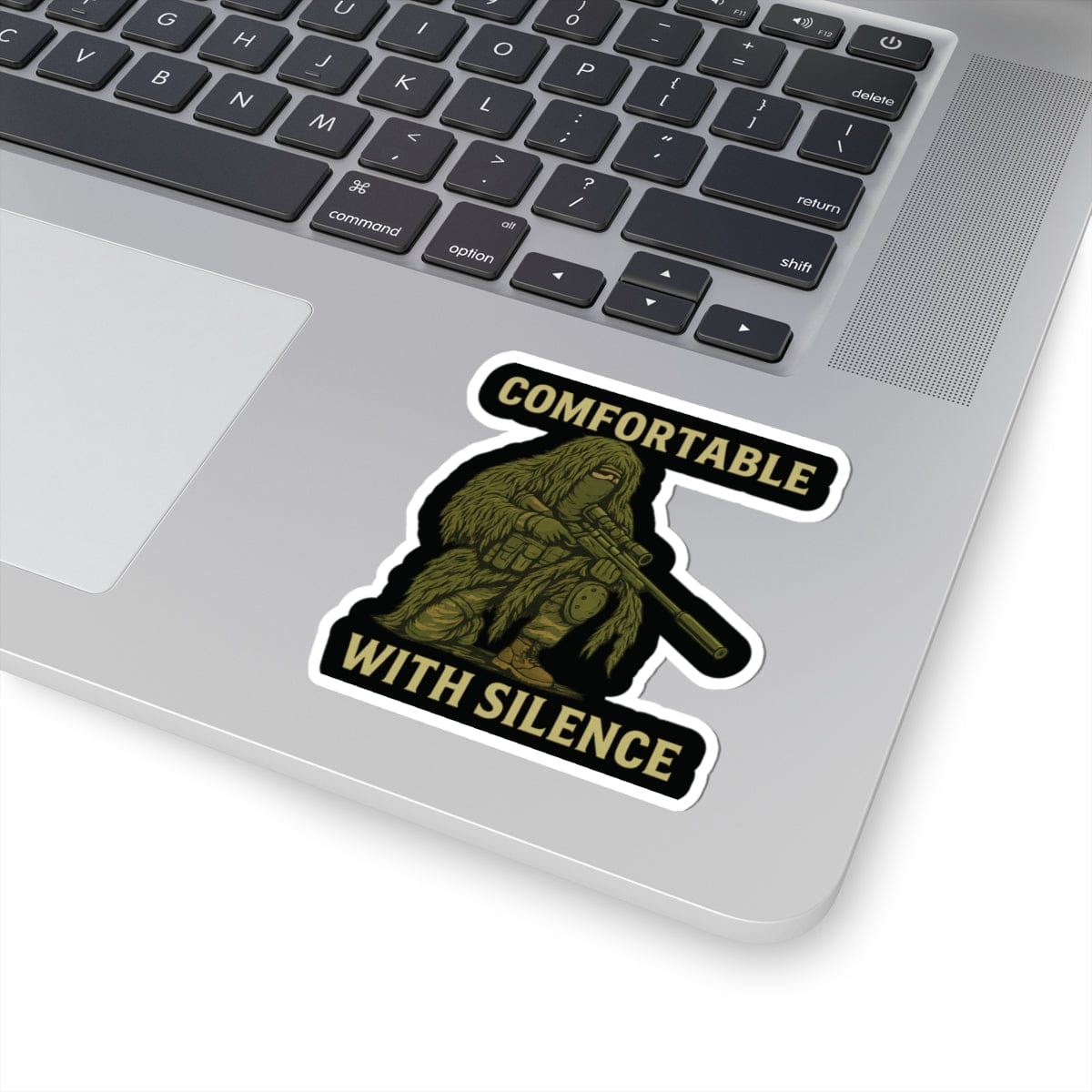K-Factor Supply Co Comfortable with Silence Sticker