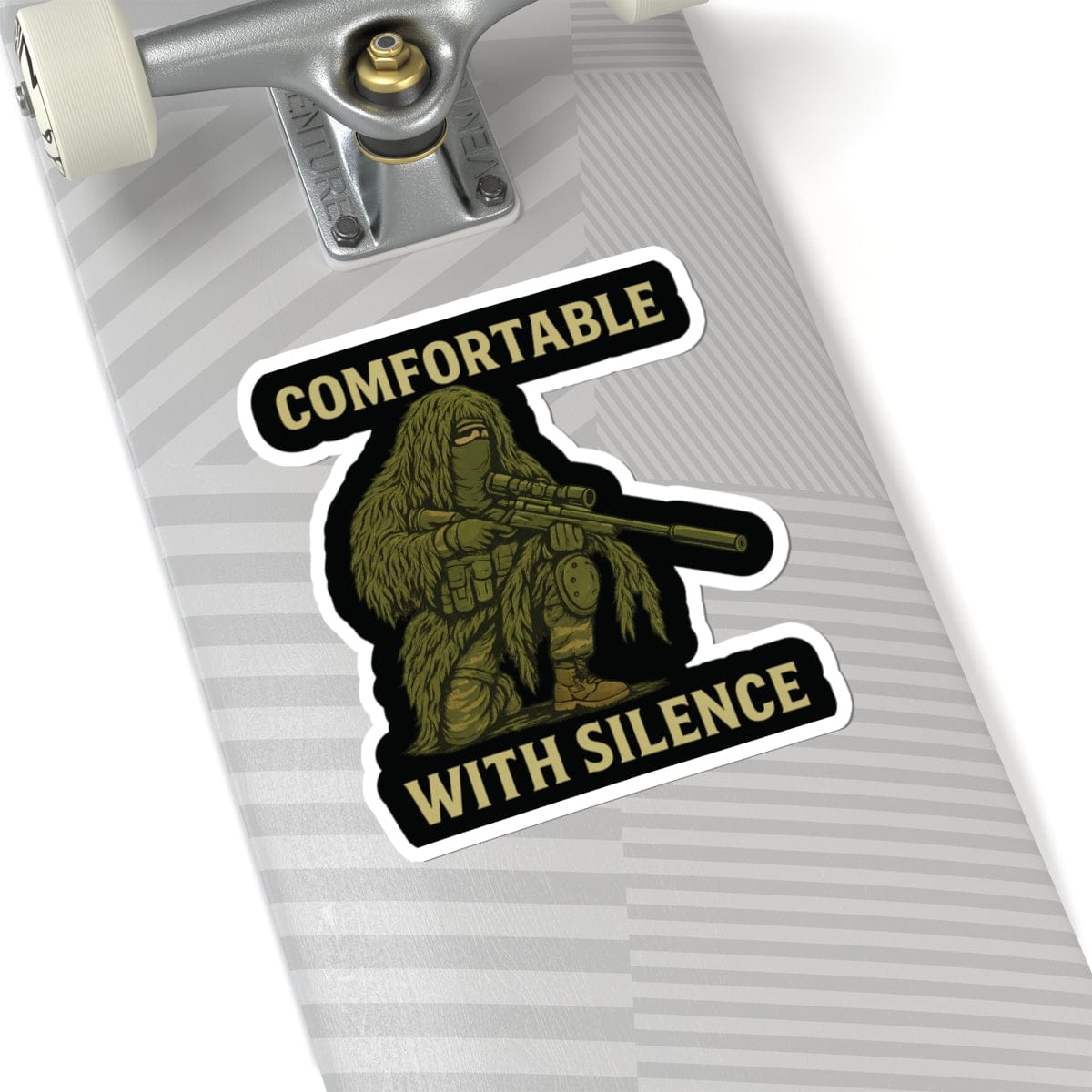 K-Factor Supply Co Comfortable with Silence Sticker