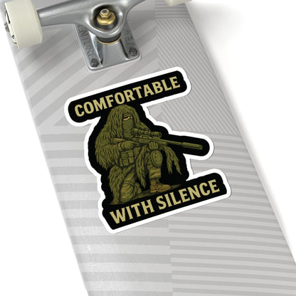 K-Factor Supply Co Comfortable with Silence Sticker
