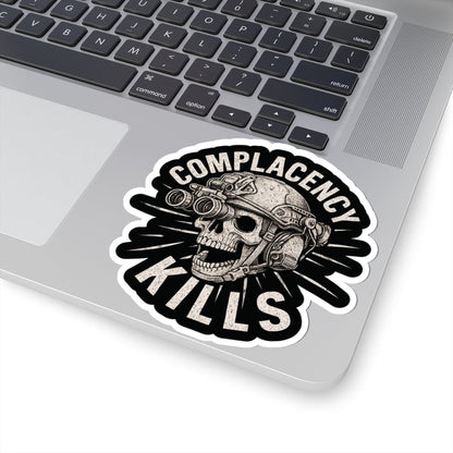 K-Factor Supply Co Complacency Kills Sticker