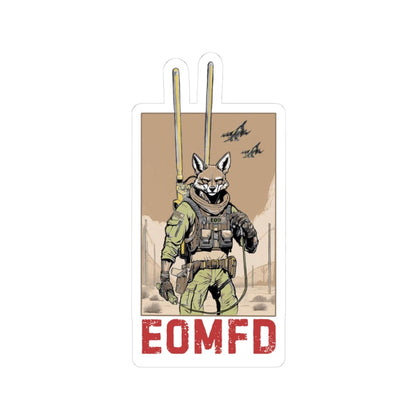 K-Factor Supply Co Coyote Ugly EOMFD Sticker 3" × 3"