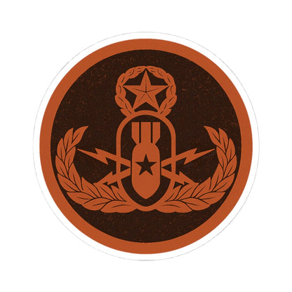 K-Factor Supply Co Crab Icon (Autumn) Sticker 4" × 4"