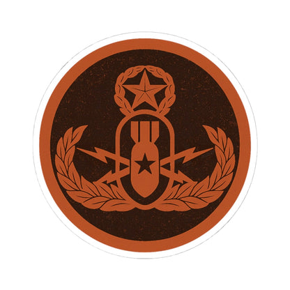 K-Factor Supply Co Crab Icon (Autumn) Sticker 6" × 6"