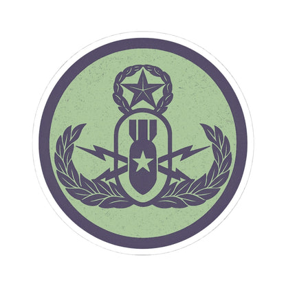 K-Factor Supply Co Crab Icon (Mint) Sticker 4" × 4"
