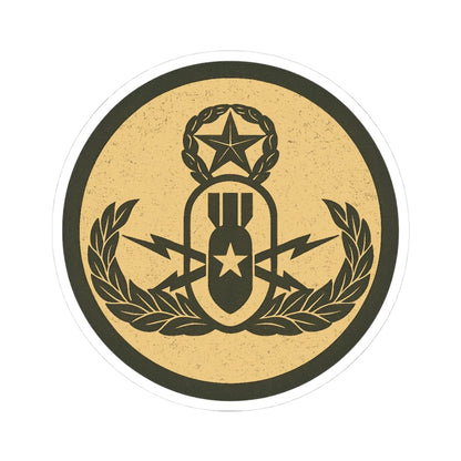 K-Factor Supply Co Crab Icon (Subdued) Sticker 3" × 3"