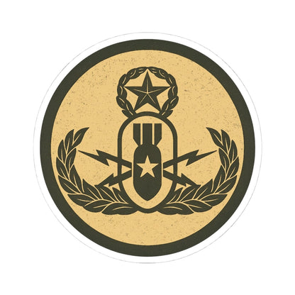 K-Factor Supply Co Crab Icon (Subdued) Sticker 4" × 4"