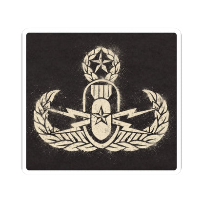 K-Factor Supply Co Crab Stencil Sticker 2" × 2"