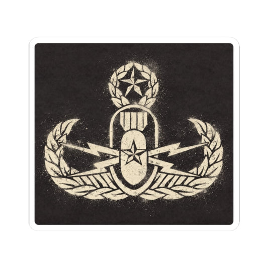 K-Factor Supply Co Crab Stencil Sticker 2" × 2"