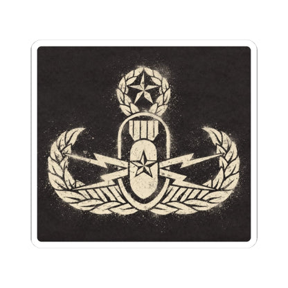 K-Factor Supply Co Crab Stencil Sticker 3" × 3"