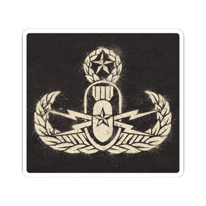 K-Factor Supply Co Crab Stencil Sticker 4" × 4"