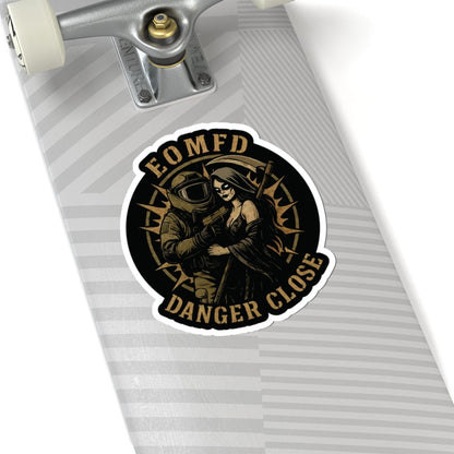 K-Factor Supply Co Danger Close Sticker
