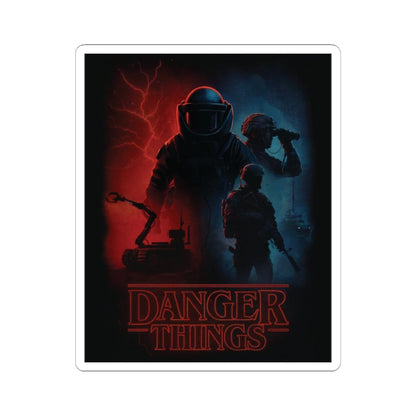 K-Factor Supply Co Danger Things Sticker 3" × 3"
