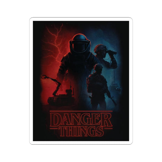 K-Factor Supply Co Danger Things Sticker 6" × 6"