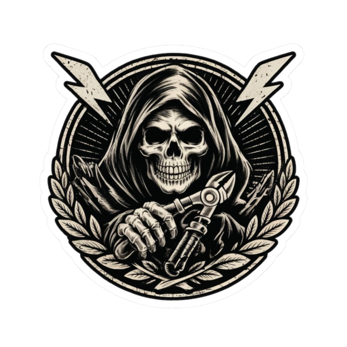 K-Factor Supply Co Dangerous Cut Sticker 2" × 2"