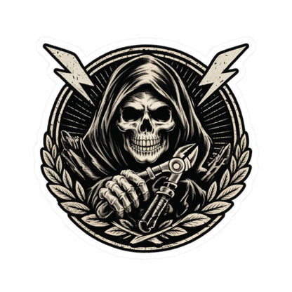 K-Factor Supply Co Dangerous Cut Sticker 2" × 2"