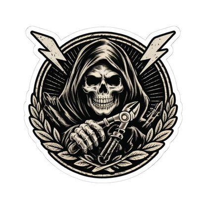 K-Factor Supply Co Dangerous Cut Sticker 4" × 4"