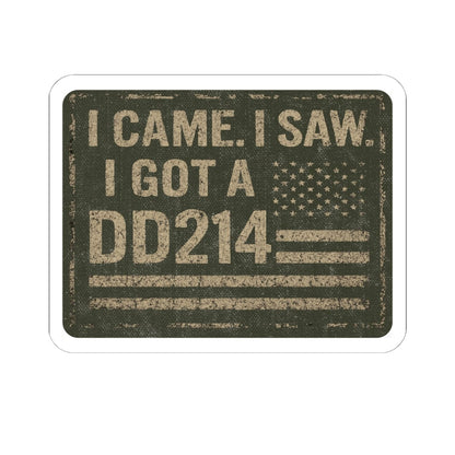 K-Factor Supply Co DD214 Sticker 6" × 6"