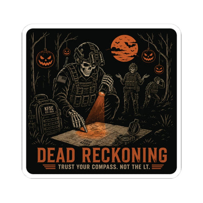 K-Factor Supply Co Dead Reckoning Sticker 3" × 3"
