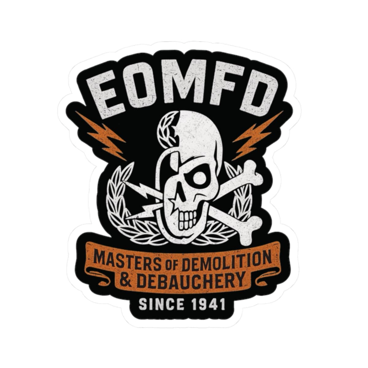 K-Factor Supply Co Demolition and Debauchery Mk 2 Sticker 2" × 2"