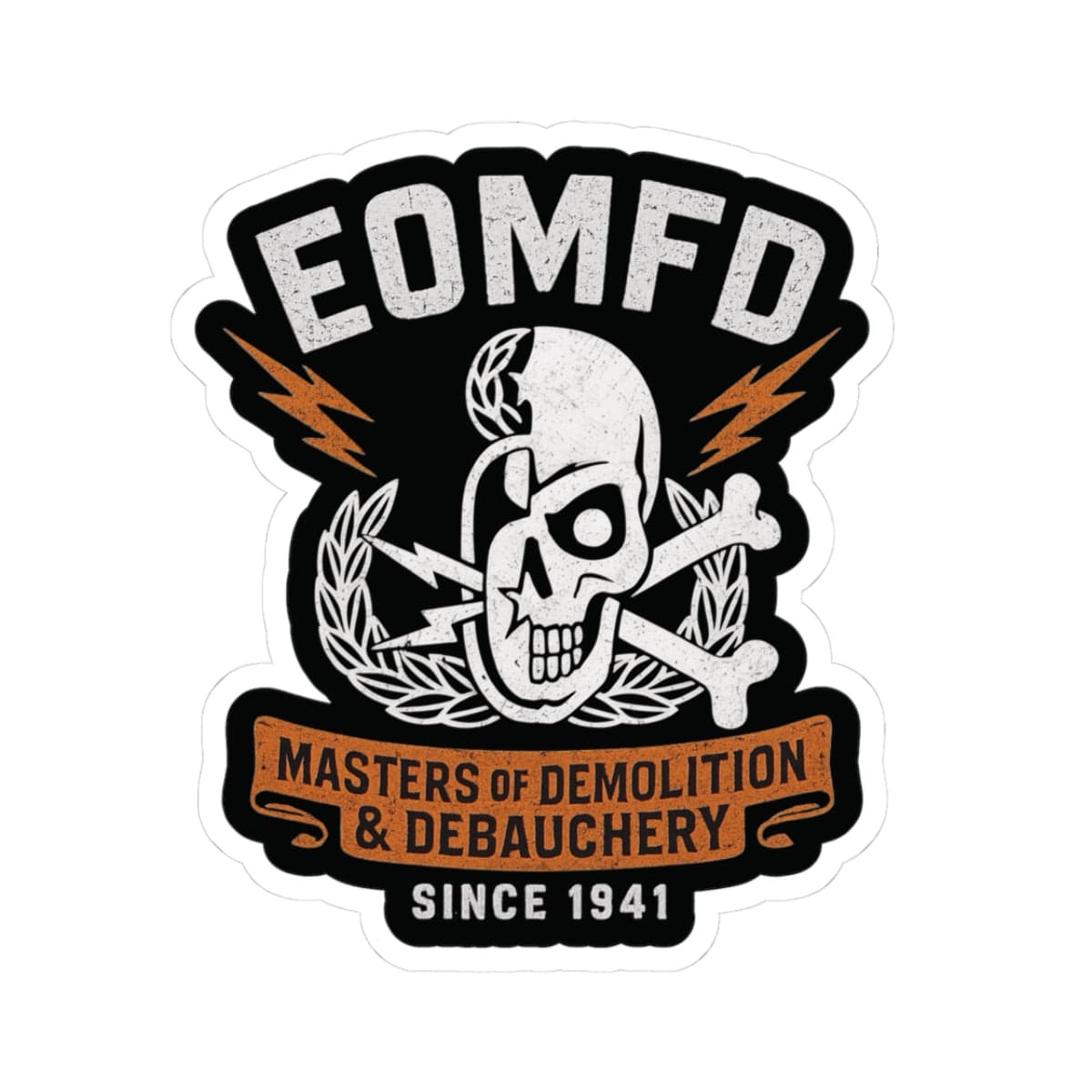 K-Factor Supply Co Demolition and Debauchery Mk 2 Sticker 3" × 3"