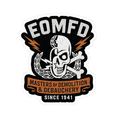 K-Factor Supply Co Demolition and Debauchery Mk 2 Sticker 3" × 3"
