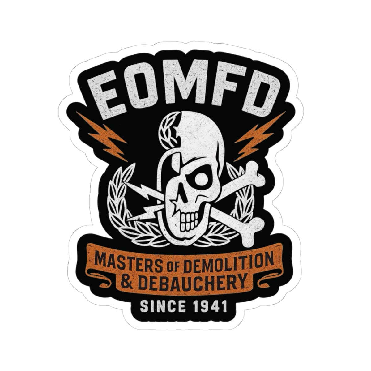 K-Factor Supply Co Demolition and Debauchery Mk 2 Sticker 4" × 4"