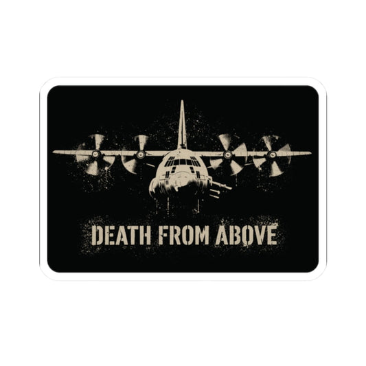 K-Factor Supply Co DFA AC-130 Sticker 2" × 2"