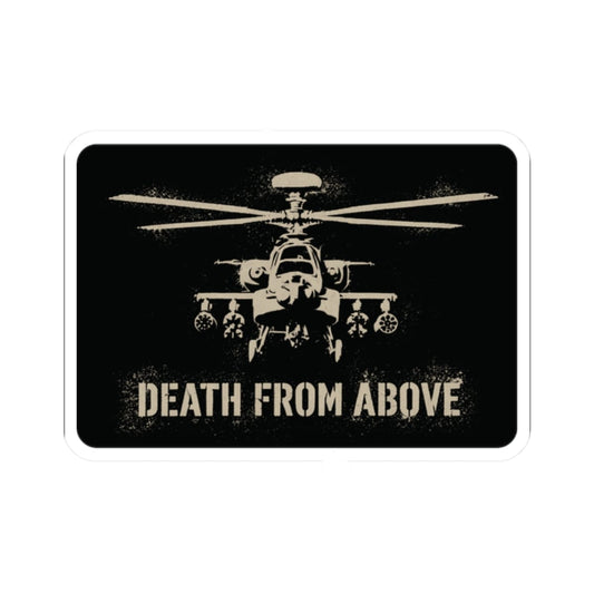 K-Factor Supply Co DFA AH-64D Sticker 2" × 2"