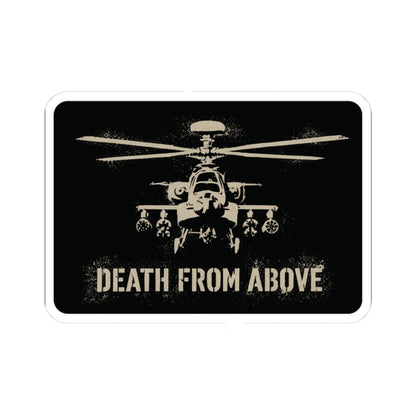 K-Factor Supply Co DFA AH-64D Sticker 3" × 3"