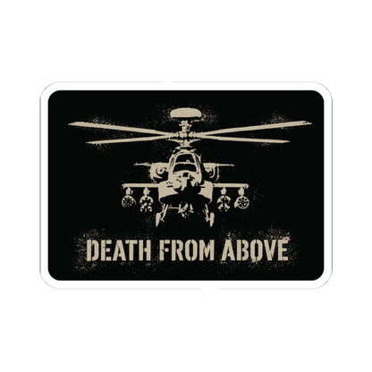 K-Factor Supply Co DFA AH-64D Sticker 4" × 4"