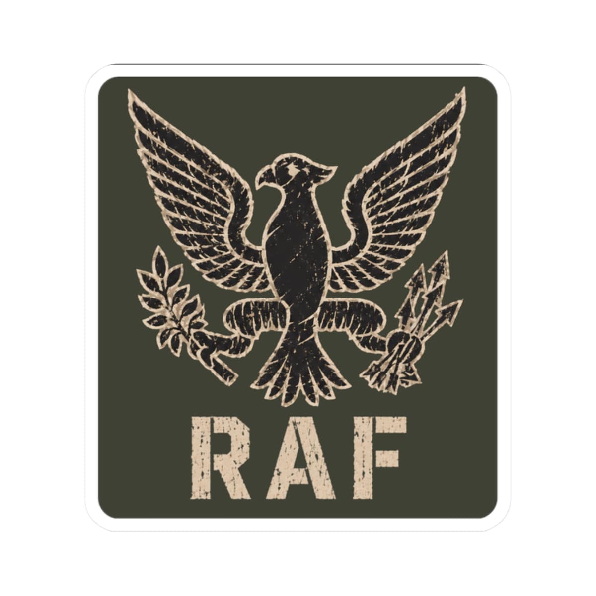 K-Factor Supply Co Eagle Squadron - RAF Sticker 2" × 2"