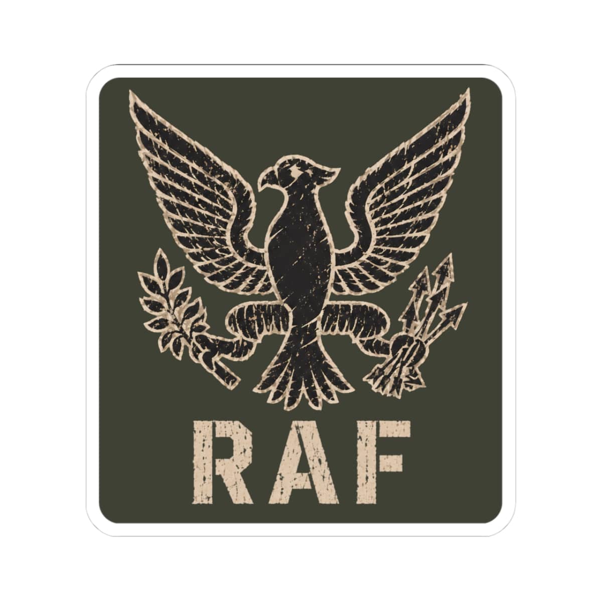 K-Factor Supply Co Eagle Squadron - RAF Sticker 3" × 3"