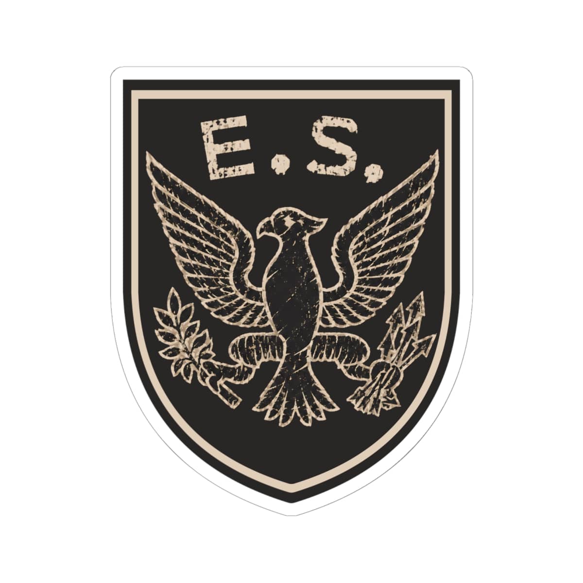 K-Factor Supply Co Eagle Squadron Sticker 6" × 6"