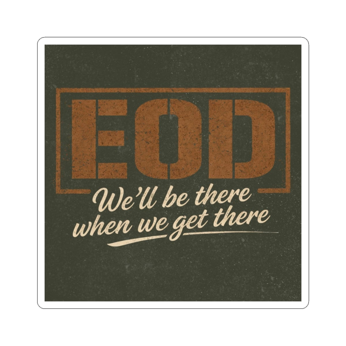 K-Factor Supply Co EOD: ETA Sticker 4" × 4"