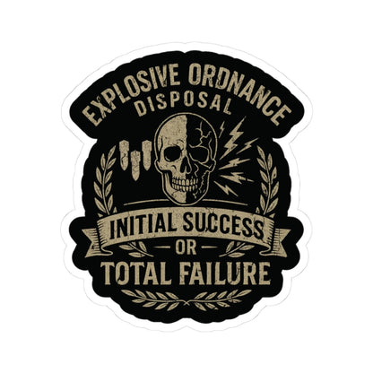 K-Factor Supply Co EOD Initial Success Sticker 3" × 3"