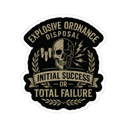 K-Factor Supply Co EOD Initial Success Sticker 6" × 6"