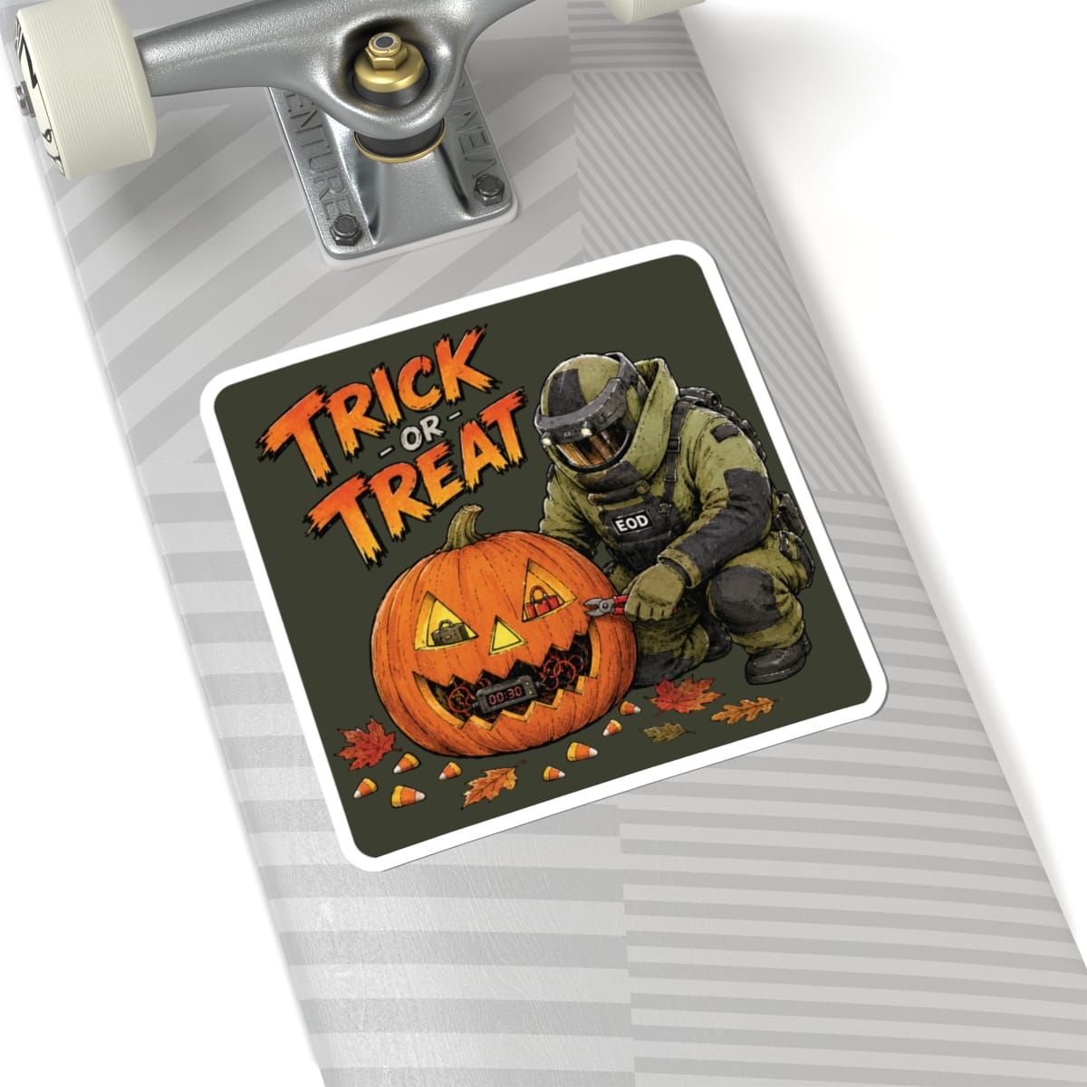 K-Factor Supply Co EOD Trick-or-Treat Sticker