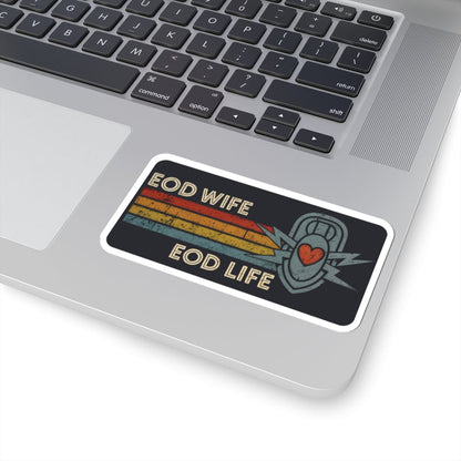 K-Factor Supply Co EOD Wife Retro Sticker