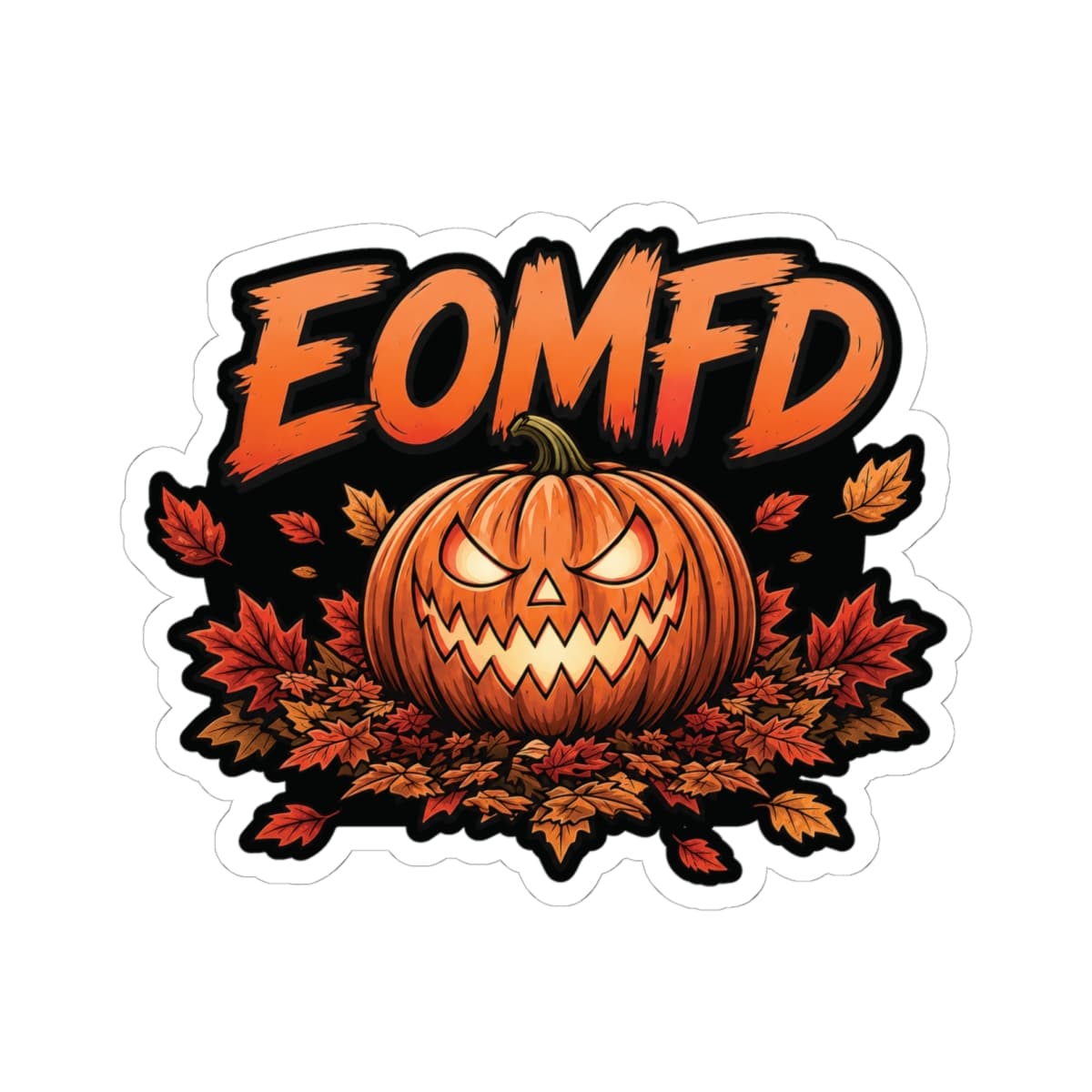 K-Factor Supply Co EOMFD Jack-o Sticker 6" × 6"