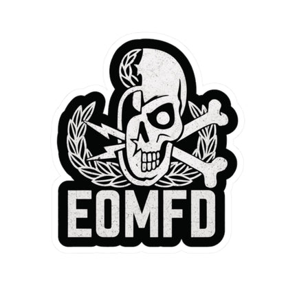 K-Factor Supply Co EOMFD Skully Crab Sticker 2" × 2"