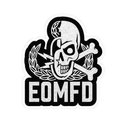K-Factor Supply Co EOMFD Skully Crab Sticker 3" × 3"