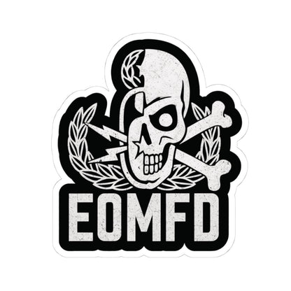 K-Factor Supply Co EOMFD Skully Crab Sticker 4" × 4"