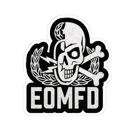 K-Factor Supply Co EOMFD Skully Crab Sticker 6" × 6"