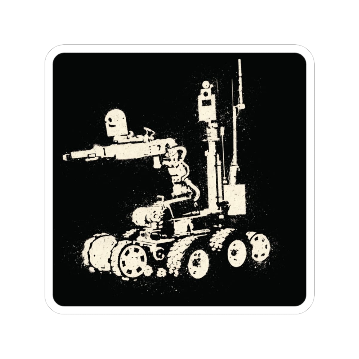 K-Factor Supply Co F6A Stencil Sticker 3" × 3"