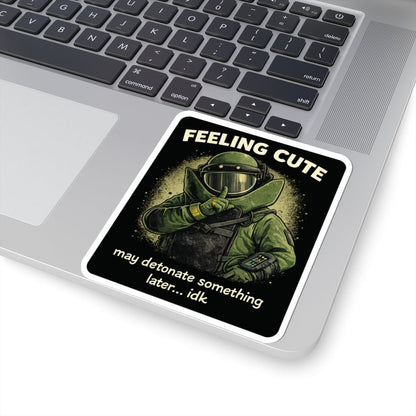 K-Factor Supply Co Feeling Cute Sticker