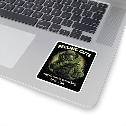 K-Factor Supply Co Feeling Cute Sticker