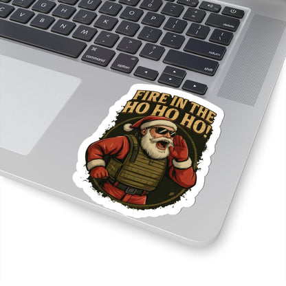 K-Factor Supply Co Fire in the Ho Ho Ho Sticker