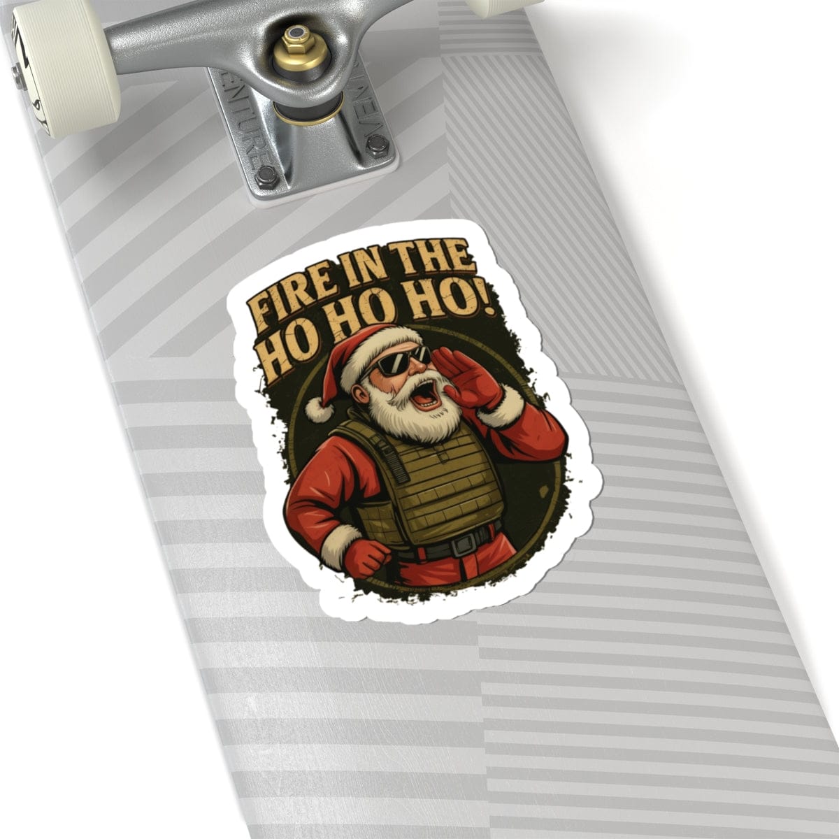 K-Factor Supply Co Fire in the Ho Ho Ho Sticker
