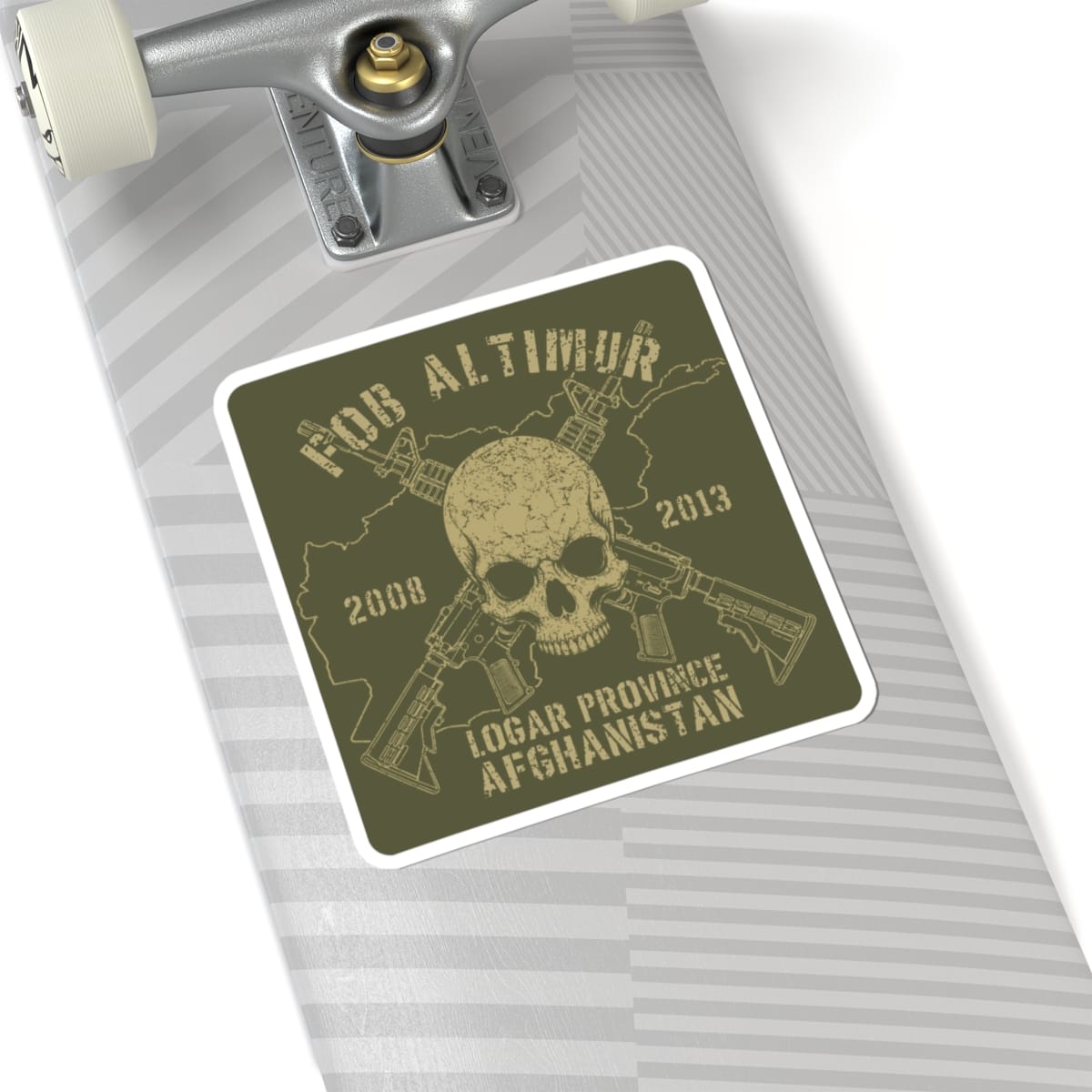 K-Factor Supply Co FOB Altimur - Skull & Carbines Sticker