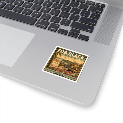 K-Factor Supply Co FOB Black Travel Sticker